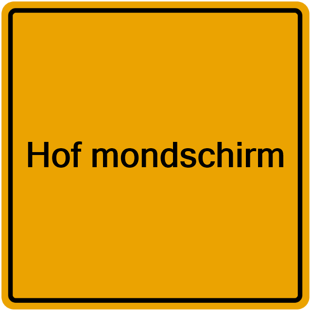 Einwohnermeldeamt24 Hof mondschirm